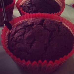 muffin cioccolato e castagne